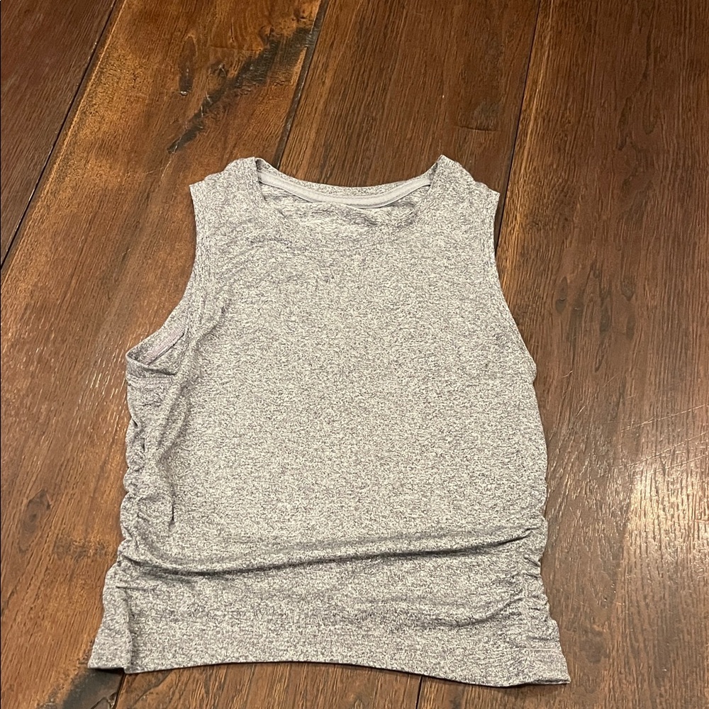 lululemon athletica Heather Gray Muscle Tee